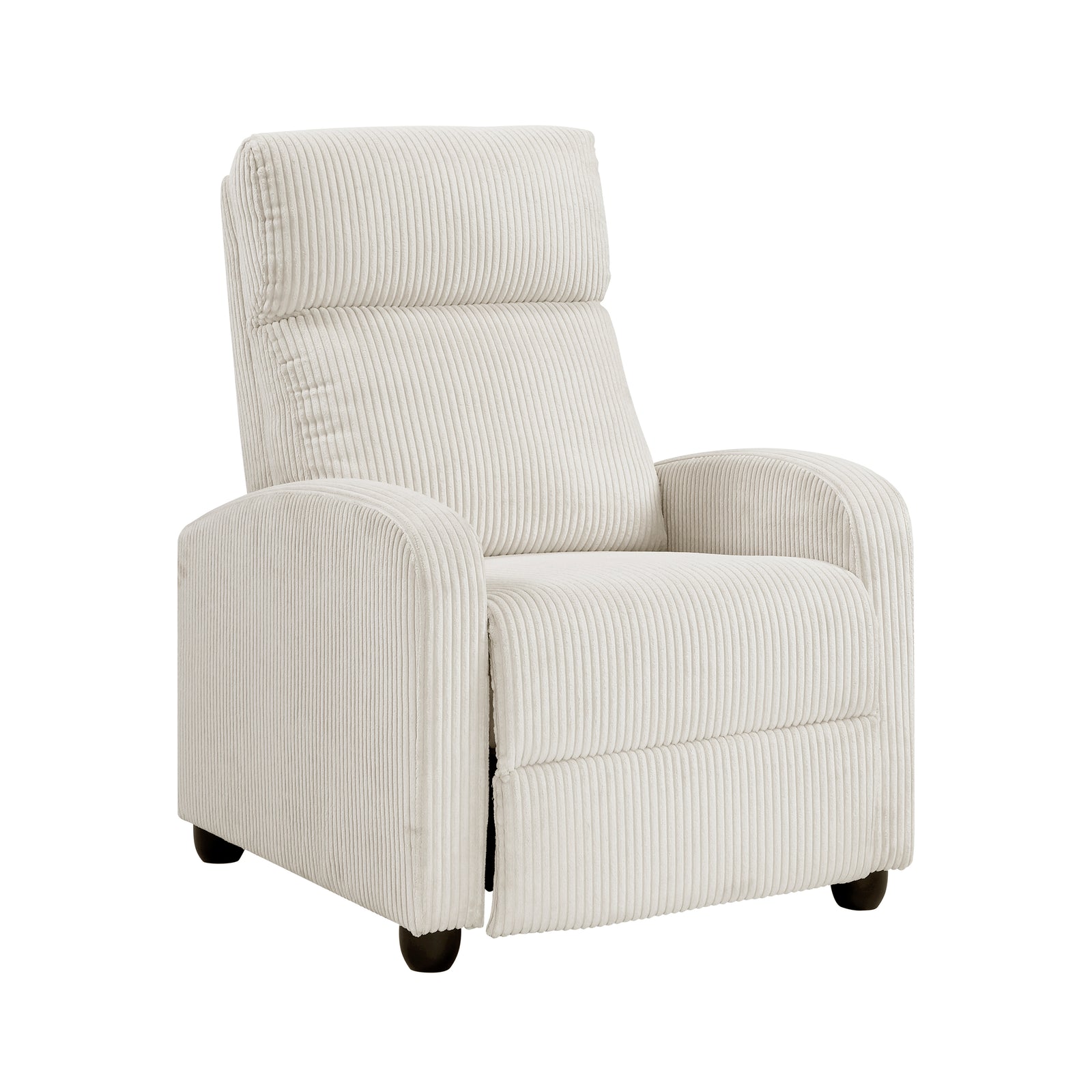 Covelo Corduroy Push Back Reclining Chair