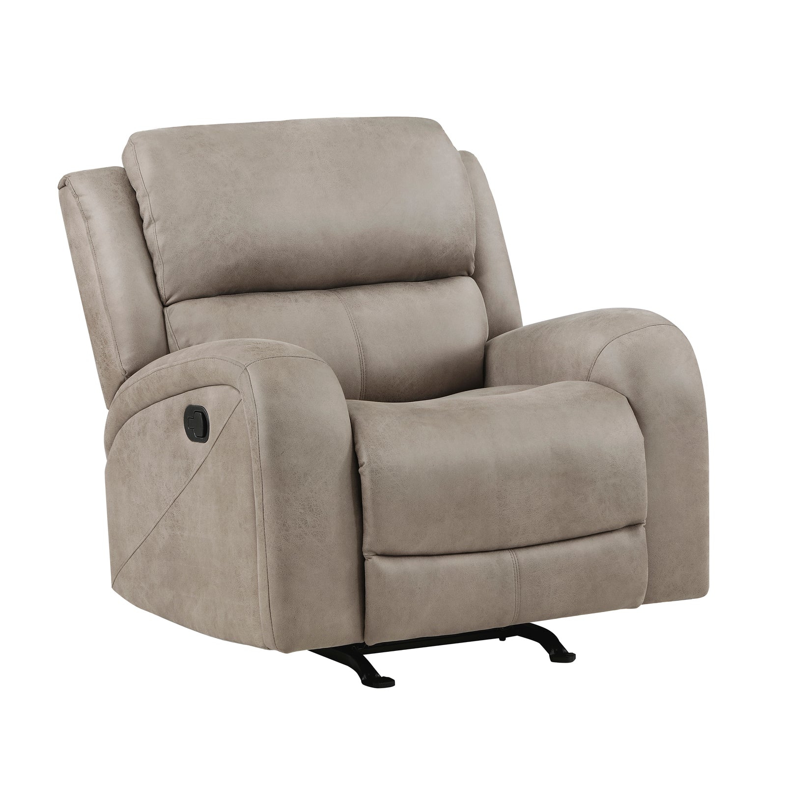 Mabel 3-Piece Polished Microfiber Manual Reclining Sofa Set