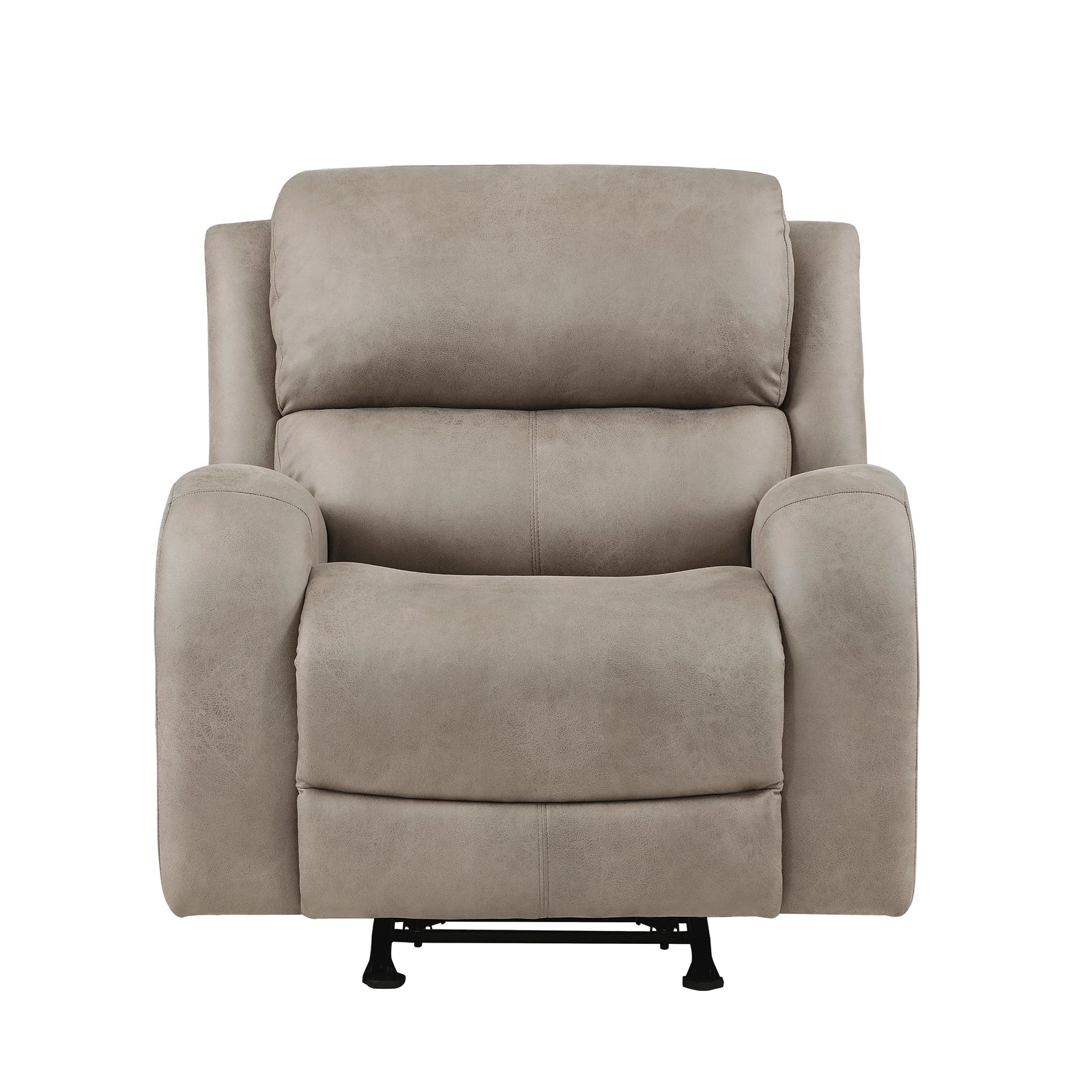 Mabel Polished Microfiber Rocker Reclining Chair