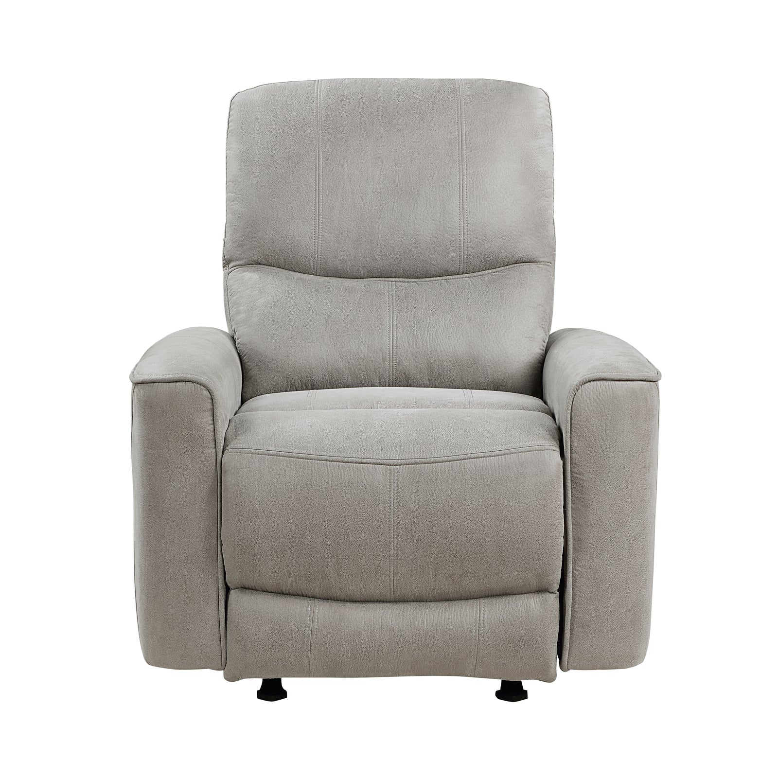 Azalea Polished Microfiber Rocker Reclining Chair
