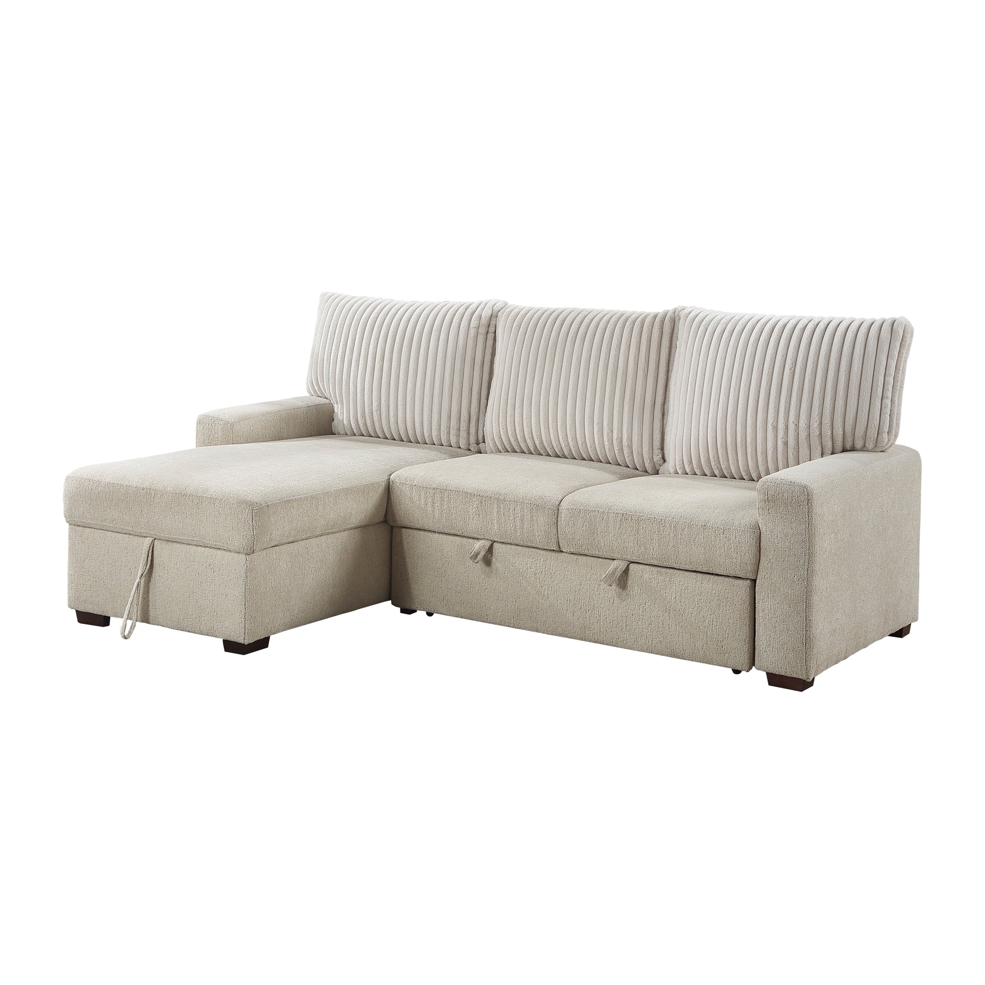 Liatris 2-Piece Sectional Sofa with Pull-out Bed and Left Chaise