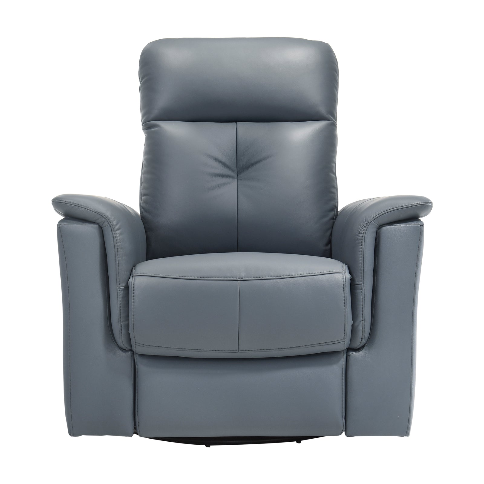 Monte Leather Match Swivel Glider Manual Reclining Chair