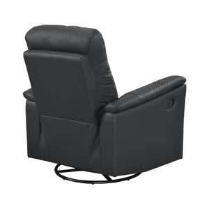 Monte Leather Match Swivel Glider Manual Reclining Chair