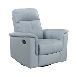 Monte Leather Match Swivel Glider Manual Reclining Chair