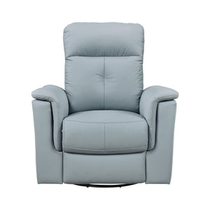 Monte Leather Match Swivel Glider Manual Reclining Chair