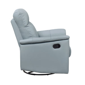 Monte Leather Match Swivel Glider Manual Reclining Chair
