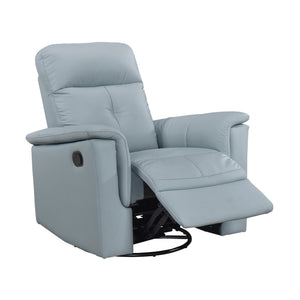 Monte Leather Match Swivel Glider Manual Reclining Chair