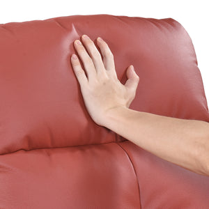 Monte Leather Match Swivel Glider Manual Reclining Chair