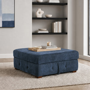 Gillam Chenille Storage Ottoman