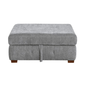 Gillam Chenille Storage Ottoman
