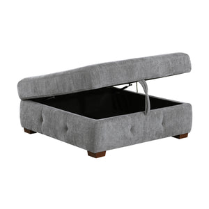 Gillam Chenille Storage Ottoman