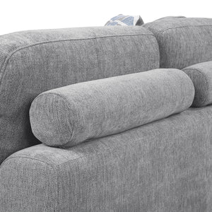Gillam Chenille 5-Piece Sectional with Right Chaise and Pull-out Bed