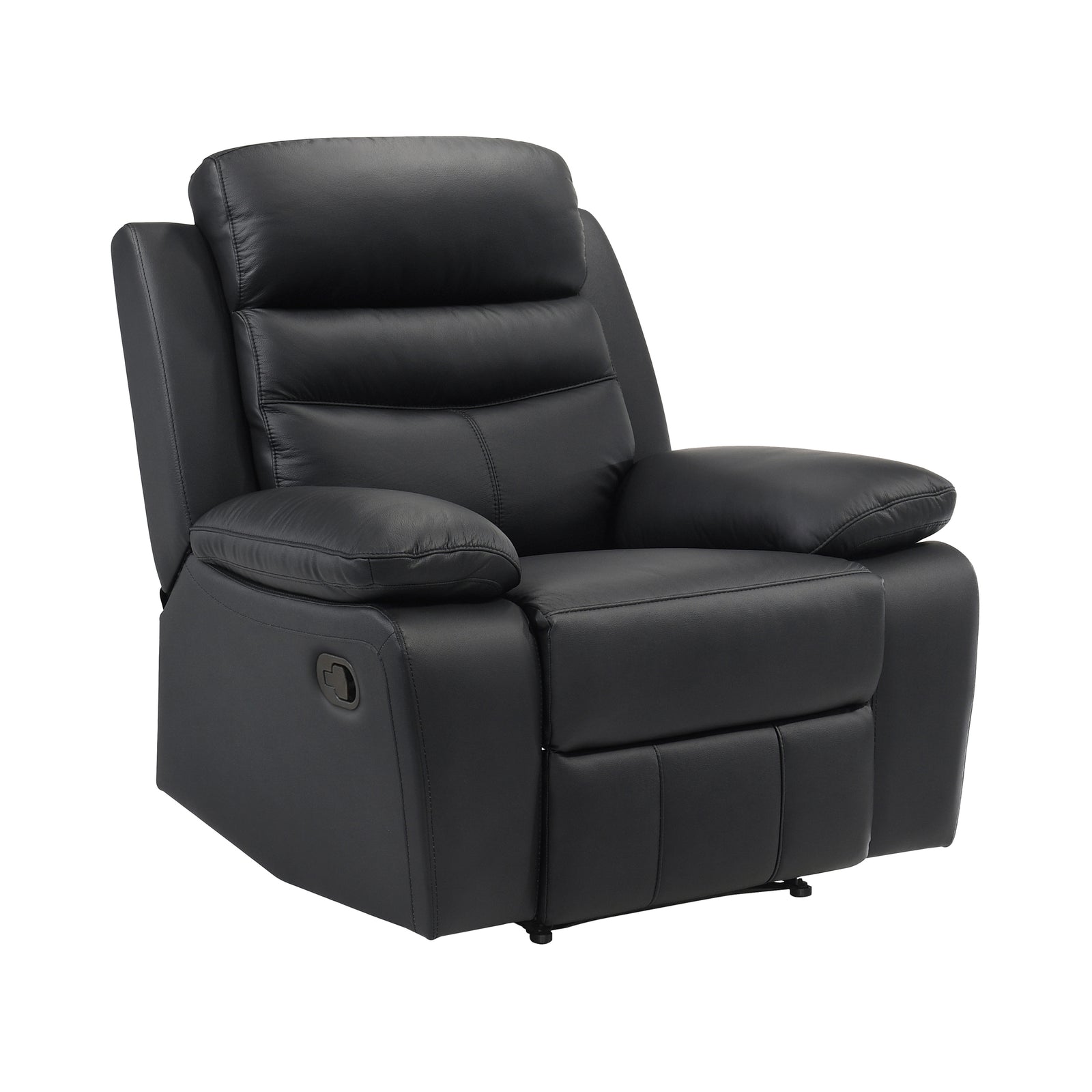 Peperomia Leather Match Manual Reclining Chair