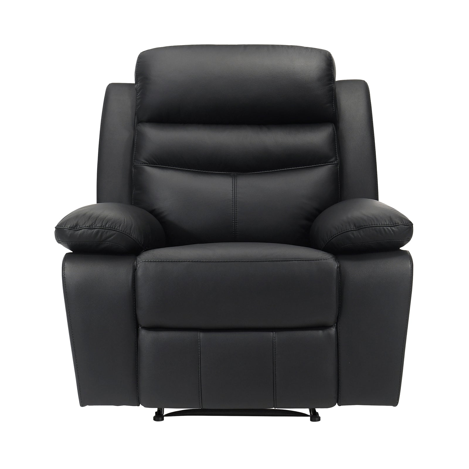 Peperomia Leather Match Manual Reclining Chair