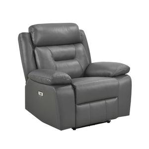 Garrey  3-Piece Leather Match Power Reclining Sofa set