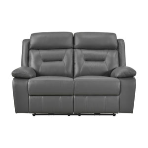 Garrey  2-Piece Leather Match Power Reclining Sofa set
