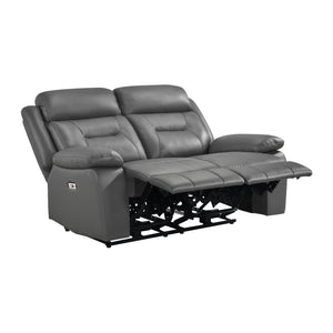 Garrey  2-Piece Leather Match Power Reclining Sofa set