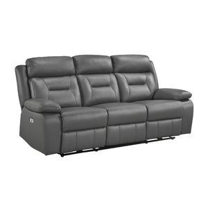 Garrey  3-Piece Leather Match Power Reclining Sofa set