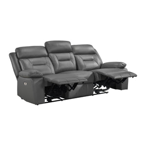 Garrey  3-Piece Leather Match Power Reclining Sofa set