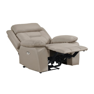 Garrey  3-Piece Leather Match Power Reclining Sofa set