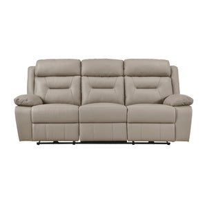 Garrey  3-Piece Leather Match Power Reclining Sofa set