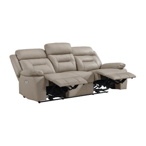 Garrey  3-Piece Leather Match Power Reclining Sofa set