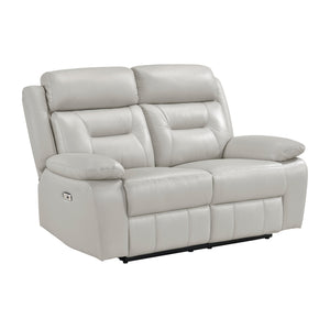 Garrey  3-Piece Leather Match Power Reclining Sofa set