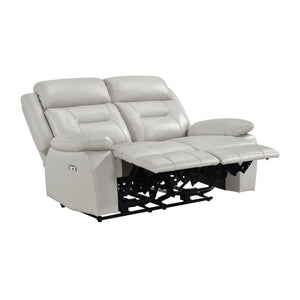 Garrey  2-Piece Leather Match Power Reclining Sofa set