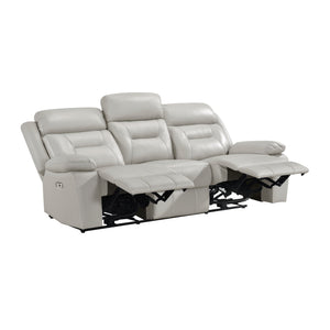 Garrey  3-Piece Leather Match Power Reclining Sofa set