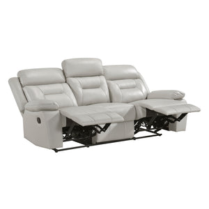 Garrey  2-Piece Leather Match Power Reclining Sofa set