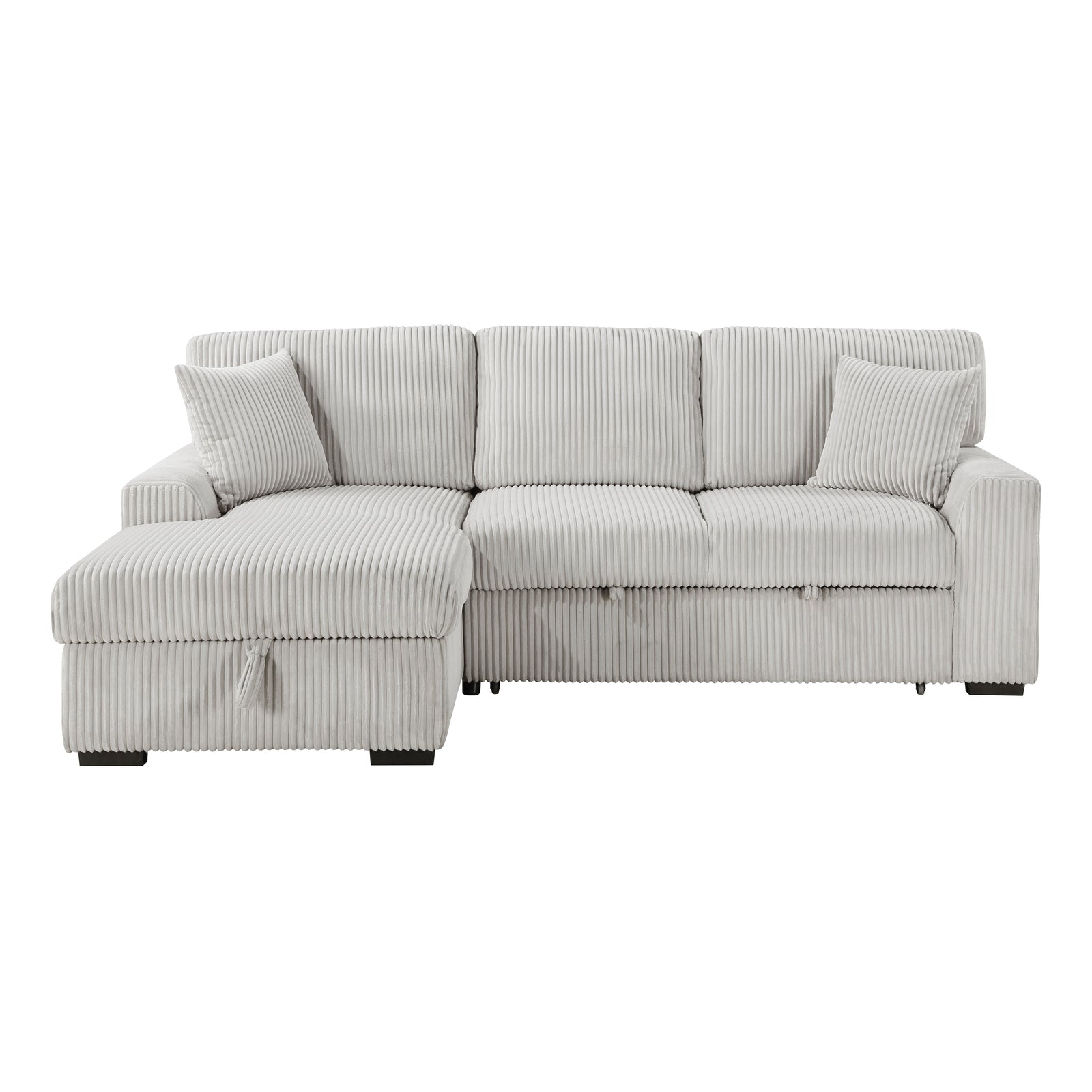 Manche 2-Piece Sectional Sofa with Pull-out Bed and Left Chaise