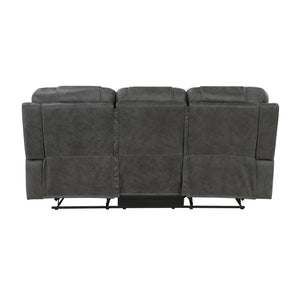 Gerald 3-Piece Microfiber Manual Reclining Sofa Set