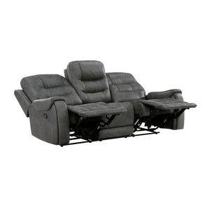 Gerald 2-Piece Microfiber Manual Reclining Sofa Set