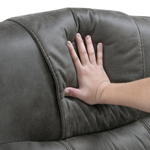 Gerald 3-Piece Microfiber Manual Reclining Sofa Set