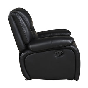 Baron 3-Piece Leather Match Manual Reclining Sofa Set