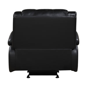 Baron Leather Match Glider Manual Reclining Chair