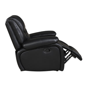 Baron 3-Piece Leather Match Manual Reclining Sofa Set