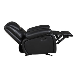 Baron 3-Piece Leather Match Manual Reclining Sofa Set