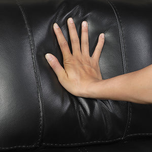 Baron Leather Match Glider Manual Reclining Chair