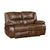 Baron Leather Match Double Reclining Loveseat