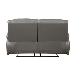Baron 2-Piece Leather Match Manual Reclining Sofa Set