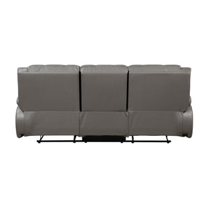 Baron 2-Piece Leather Match Manual Reclining Sofa Set