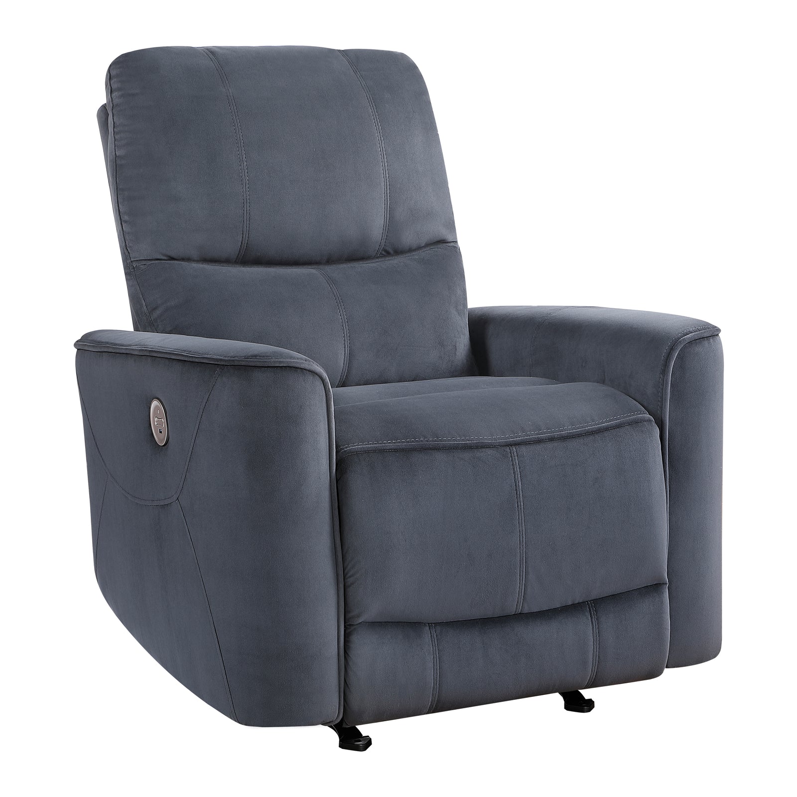 Ripon Velvet Power Rocker Reclining Chair