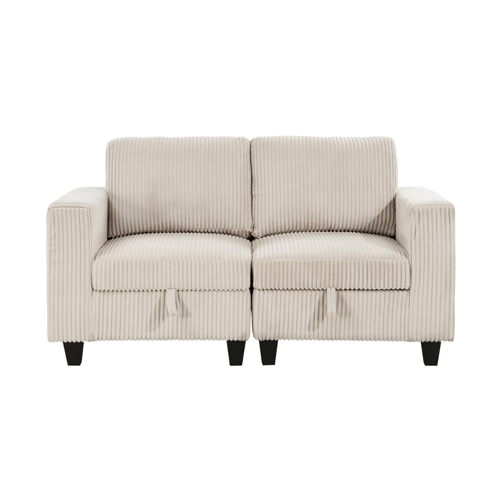 Kenlis Corduroy Living Room Loveseat
