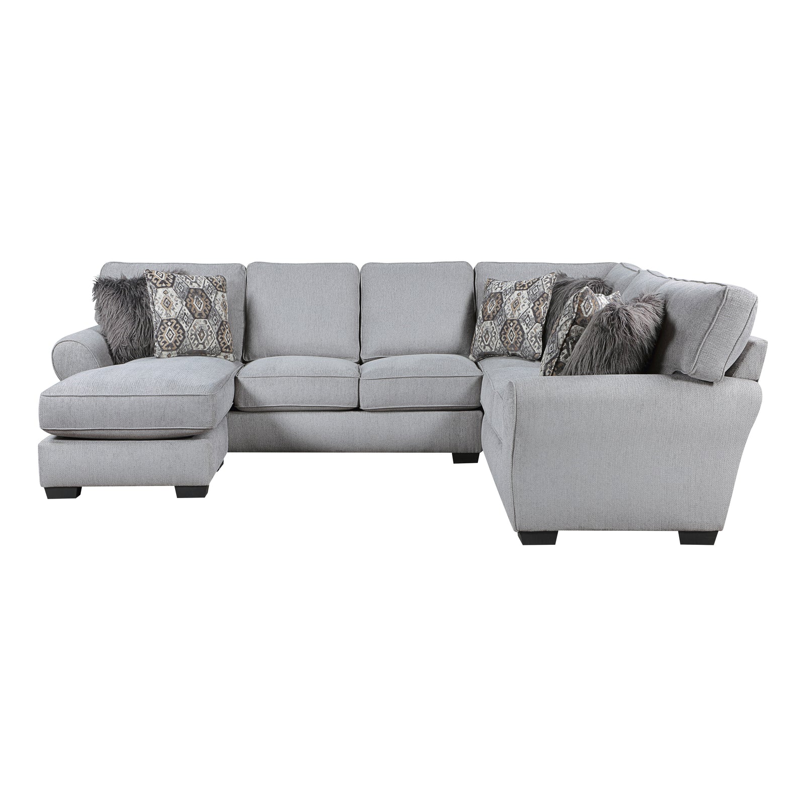 Tetbury Chenille 2-Piece Sectional with Reversible Chaise