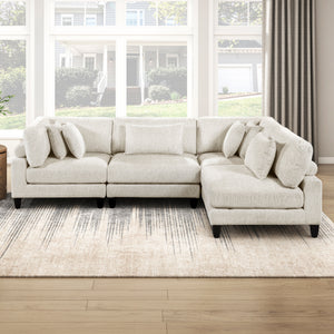 Jonas Corduroy 4-Piece Modular Sectional