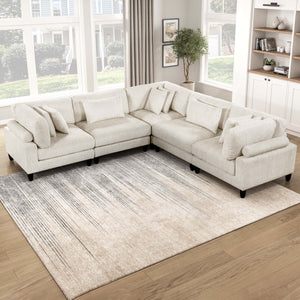 Jonas Corduroy 5-Piece Modular Sectional