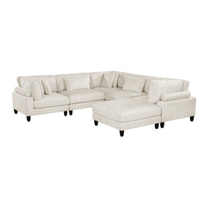 Jonas Corduroy 6-Piece Modular Sectional Sofa