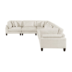Jonas Corduroy 6-Piece Modular Sectional Sofa