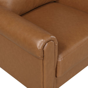 Frances Faux Leather Living Room Chair